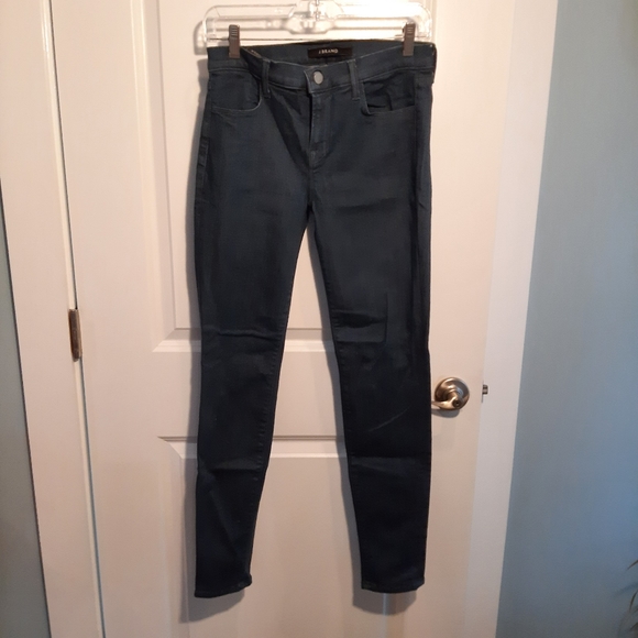 J. BRAND Super Skinny Serpentine Medium - Dark Wash Denim Women's Jeans, SZ 28 - Picture 10 of 16